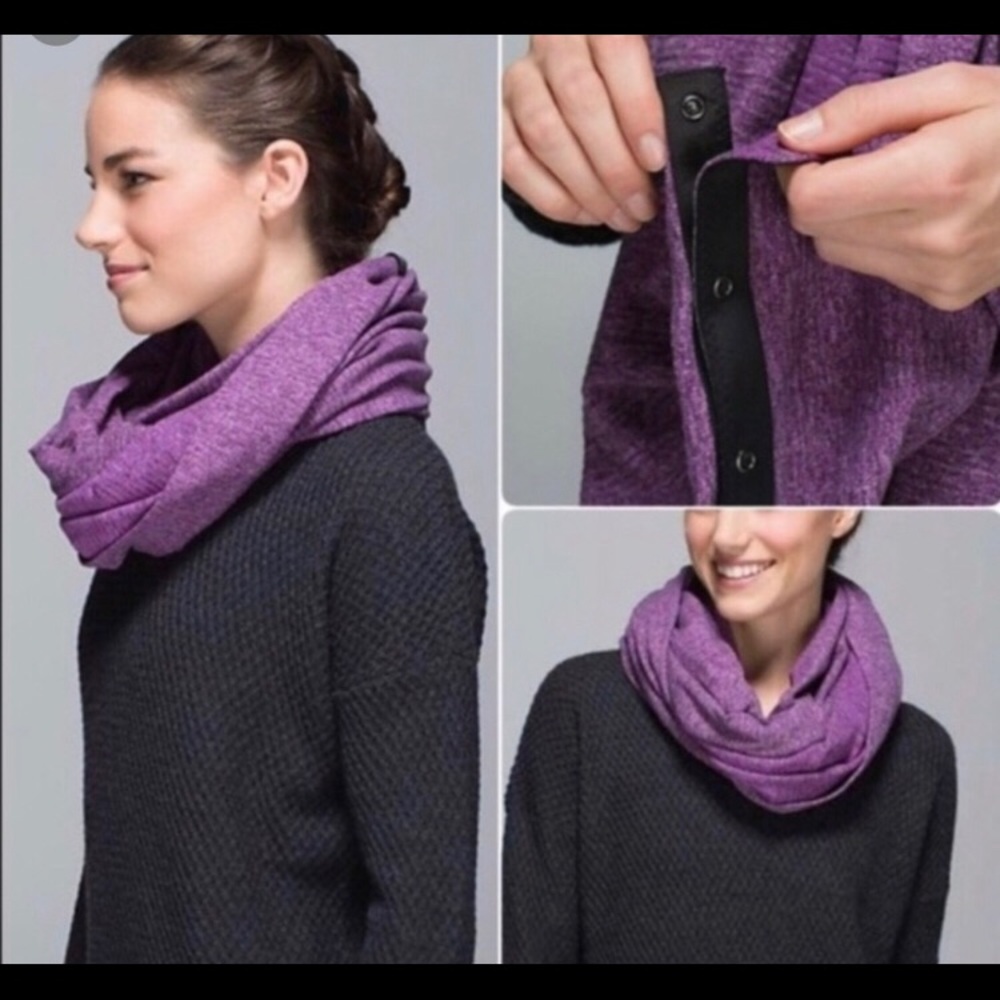 Lululemon Purple Vinyasa Infinity Scarf